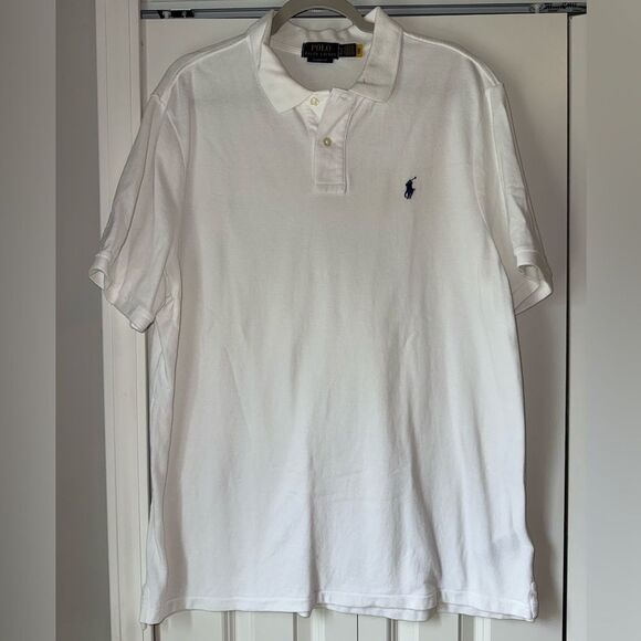 Polo by Ralph Lauren Iconic Mesh Polo Shirt XL Men’s White - Picture 2 of 7